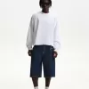 Bermudashorts för skejtare i jeans Bermudashorts för skejtare i jeans