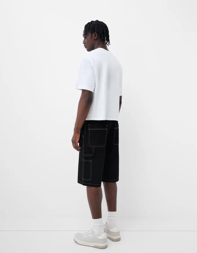 Bermudashorts för snickare med vida ben Bermudashorts för snickare med vida ben