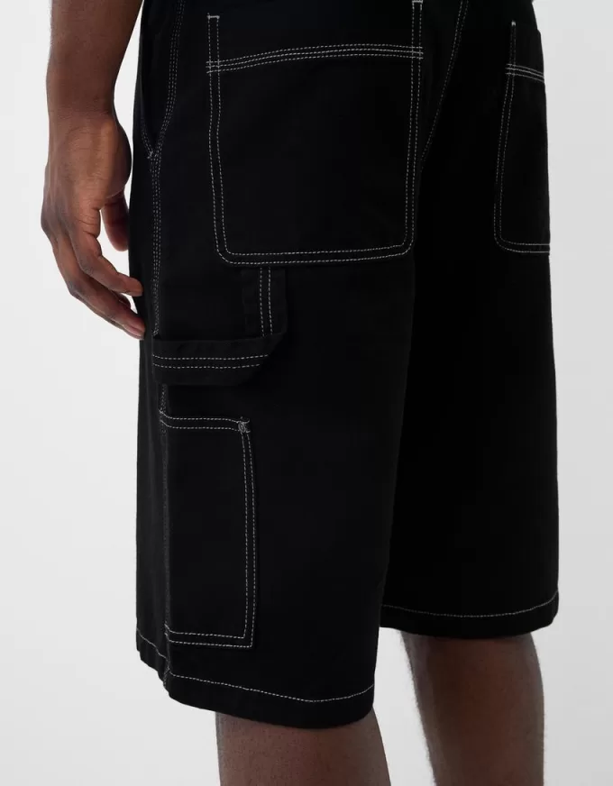 Bermudashorts för snickare med vida ben Bermudashorts för snickare med vida ben