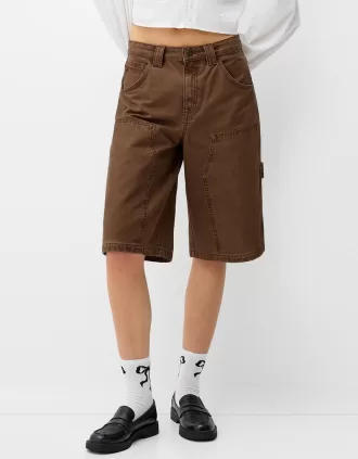 Bermudashorts från bomullssnickare