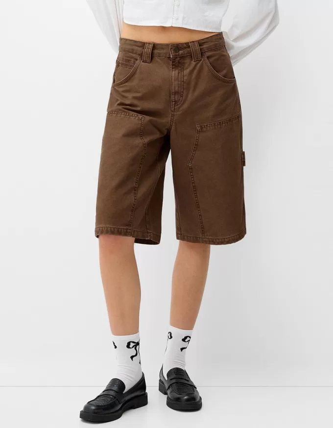 Bermudashorts från bomullssnickare Bermudashorts från bomullssnickare