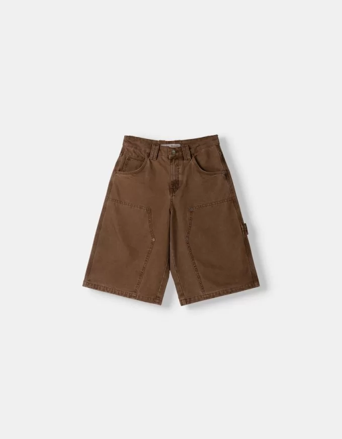 Bermudashorts från bomullssnickare Bermudashorts från bomullssnickare