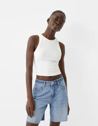 Bermudashorts i jeans