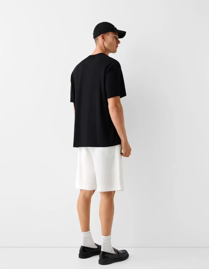 Bermudashorts med vida ben Bermudashorts med vida ben