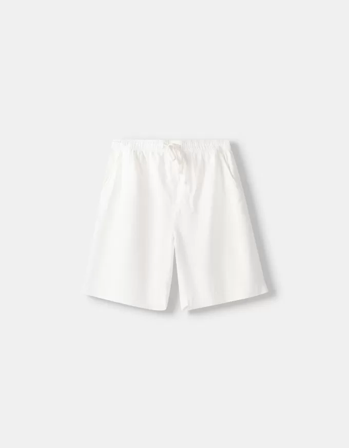 Bermudashorts med vida ben Bermudashorts med vida ben