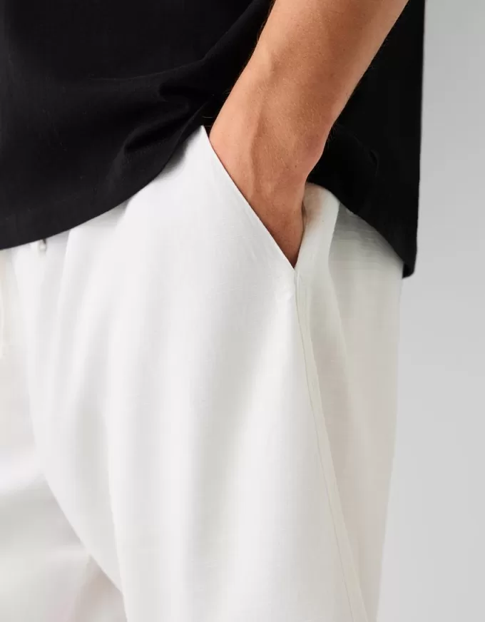 Bermudashorts med vida ben Bermudashorts med vida ben