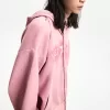 Beskuren hoodie med tryck Beskuren hoodie med tryck