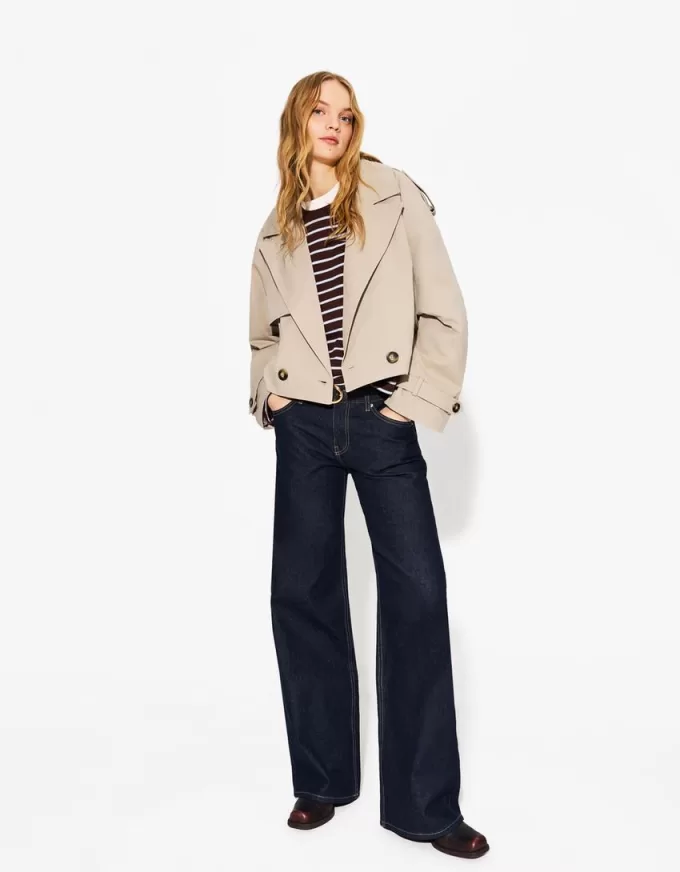 Beskuren trenchcoat