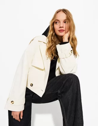 Beskuren trenchcoat