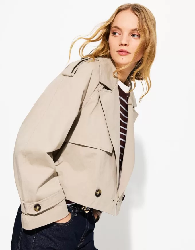 Beskuren trenchcoat