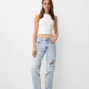Beskurna jeans