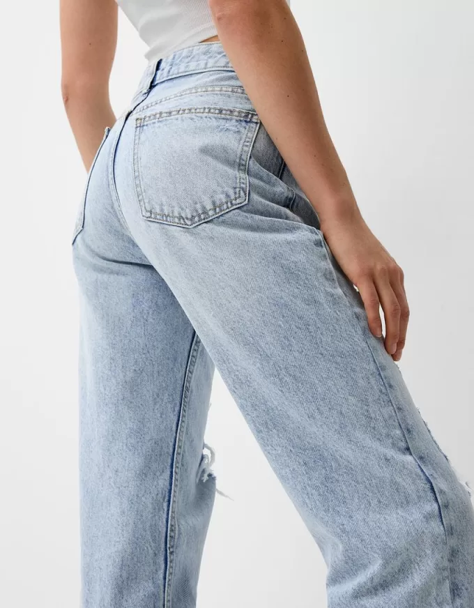 Beskurna jeans