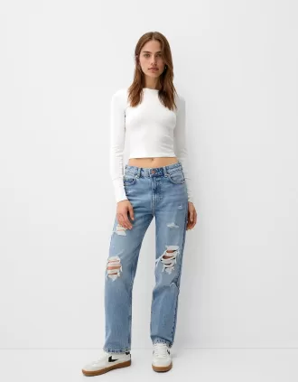 Beskurna jeans