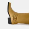 Bikerboots med fyrkantig tå Bikerboots med fyrkantig tå