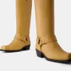 Bikerboots med fyrkantig tå Bikerboots med fyrkantig tå