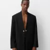 Blazer med knappdetaljer Blazer med knappdetaljer