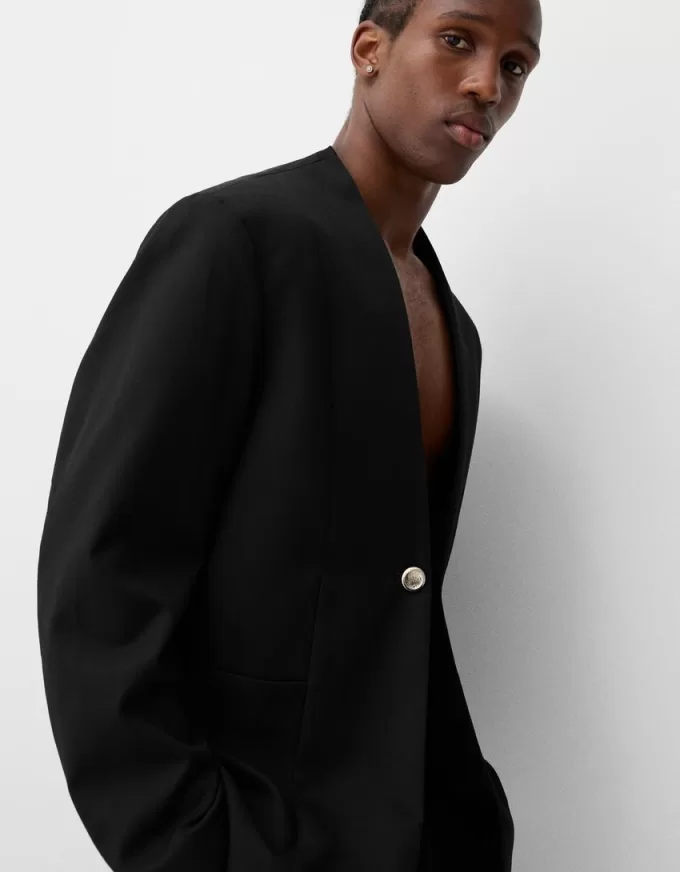 Blazer med knappdetaljer Blazer med knappdetaljer