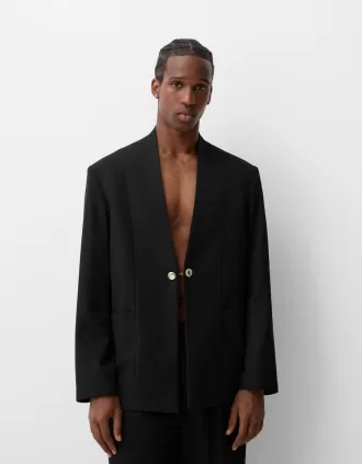 Blazer med knappdetaljer