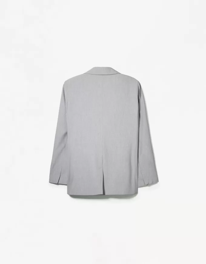 Blazer med knäppning