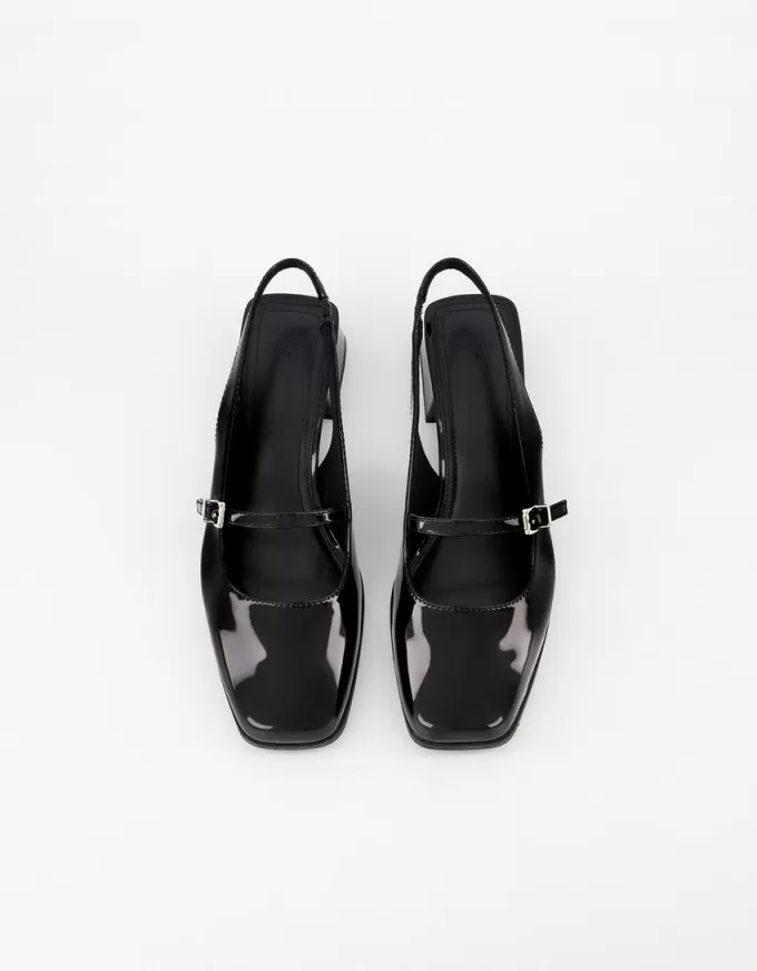 Blockhäl slingback Mary Janes Blockhäl slingback Mary Janes