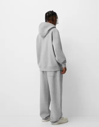 Boxy-fit hoodie med dragkedja