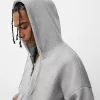 Boxy-fit hoodie med dragkedja Boxy-fit hoodie med dragkedja