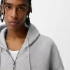 Boxy-fit hoodie med dragkedja Boxy-fit hoodie med dragkedja