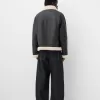 Boxy fit jacka i skinneffekt Boxy fit jacka i skinneffekt