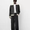 Boxy fit jacka i skinneffekt Boxy fit jacka i skinneffekt