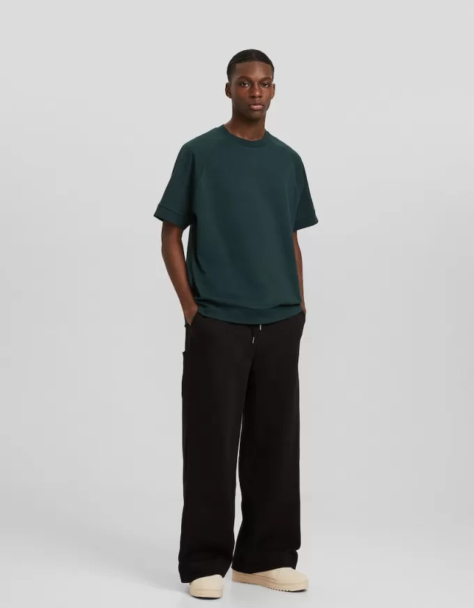 Boxy passform kortärmad interlock T-shirt Boxy passform kortärmad interlock T-shirt
