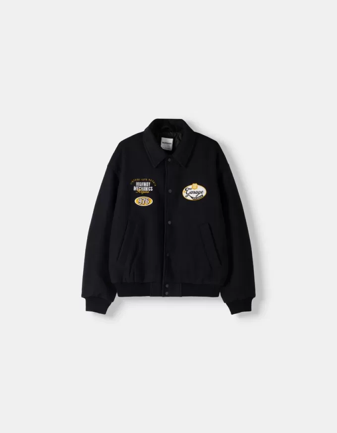 Broderad filtjacka Broderad filtjacka