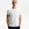 Broderad kortärmad upprullbar T-shirt Broderad kortärmad upprullbar T-shirt