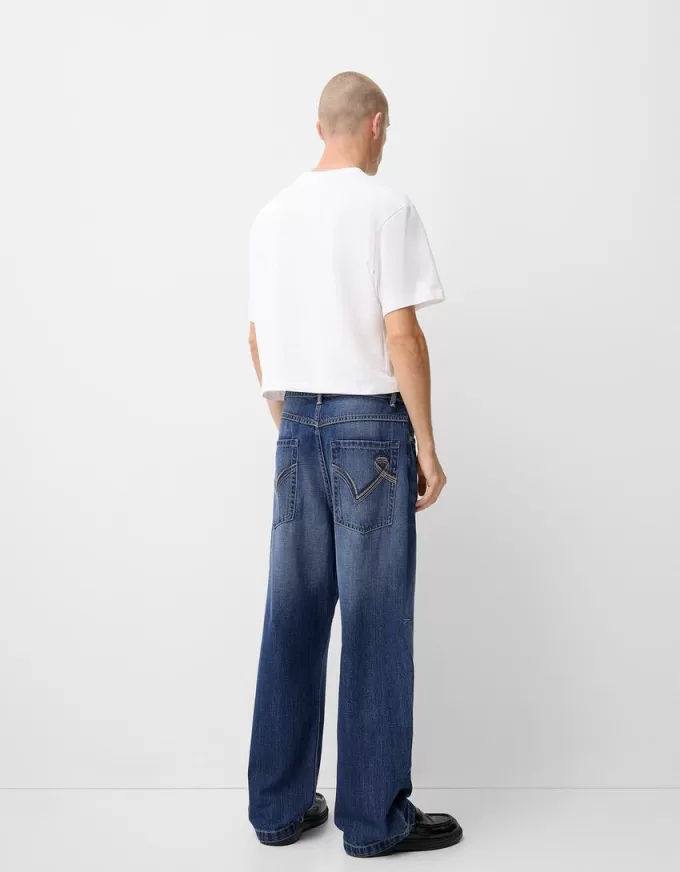 Broderade baggy jeans Broderade baggy jeans