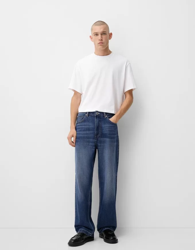 Broderade baggy jeans Broderade baggy jeans