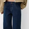 Broderade boyfriend-jeans