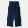 Broderade boyfriend-jeans