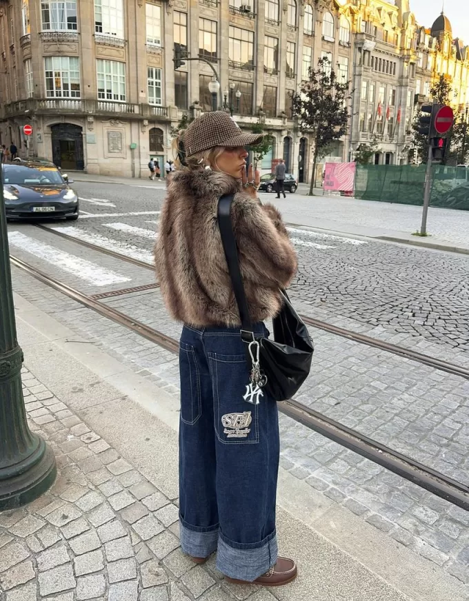 Broderade boyfriend-jeans