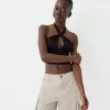 Cargofickor med remmar Bermudashorts Cargofickor med remmar Bermudashorts
