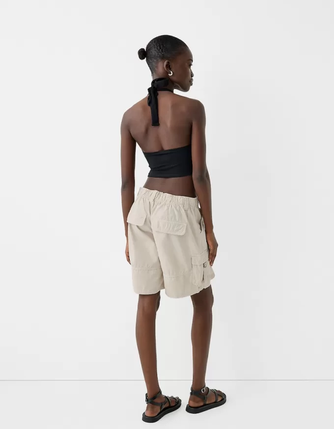 Cargofickor med remmar Bermudashorts Cargofickor med remmar Bermudashorts