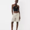 Cargofickor med remmar Bermudashorts Cargofickor med remmar Bermudashorts