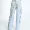 Cargojeans med flera fickor Cargojeans med flera fickor