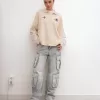 Cargojeans med flera fickor Cargojeans med flera fickor