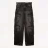 Cargojeans med flera fickor