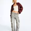 Cargojeans med flera fickor