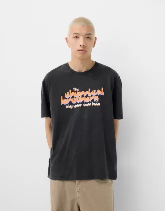 Chemical Brothers kortärmad T-shirt med avslappnad passform