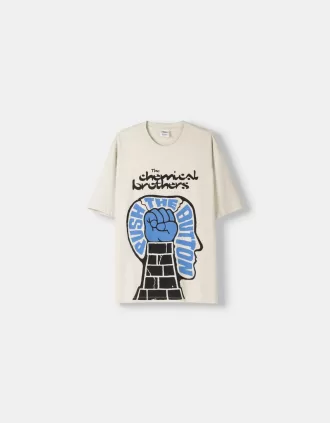 Chemical Brothers kortärmad T-shirt med avslappnad passform