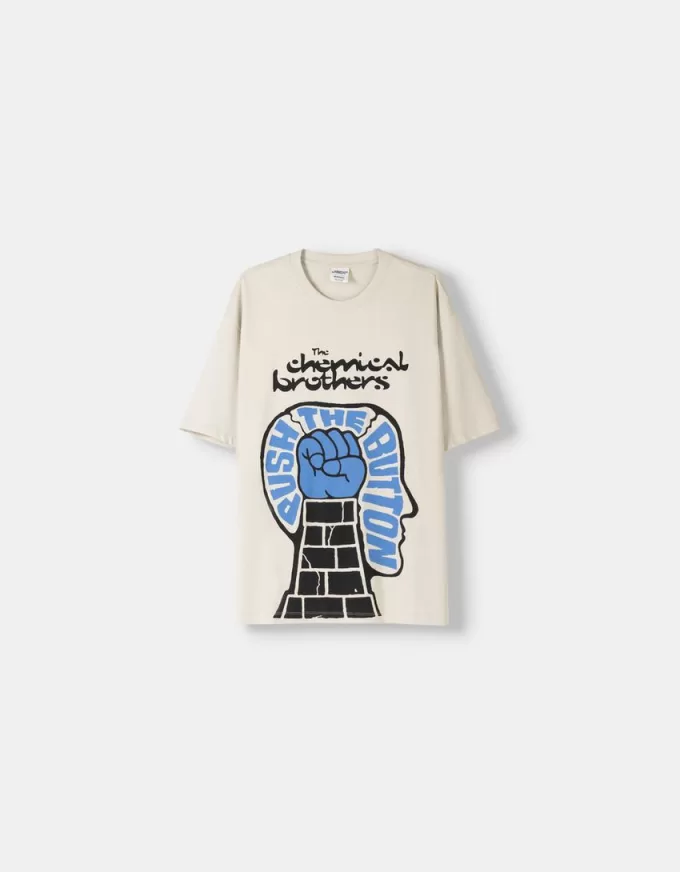 Chemical Brothers kortärmad T-shirt med avslappnad passform Chemical Brothers kortärmad T-shirt med avslappnad passform