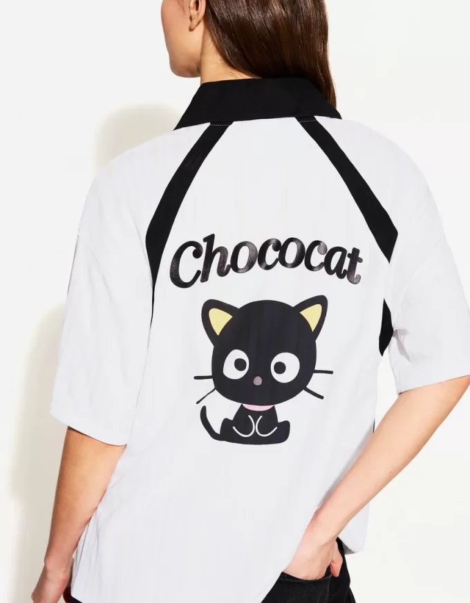 Chococat-tryckt kortärmad T-shirt Chococat-tryckt kortärmad T-shirt