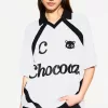 Chococat-tryckt kortärmad T-shirt Chococat-tryckt kortärmad T-shirt