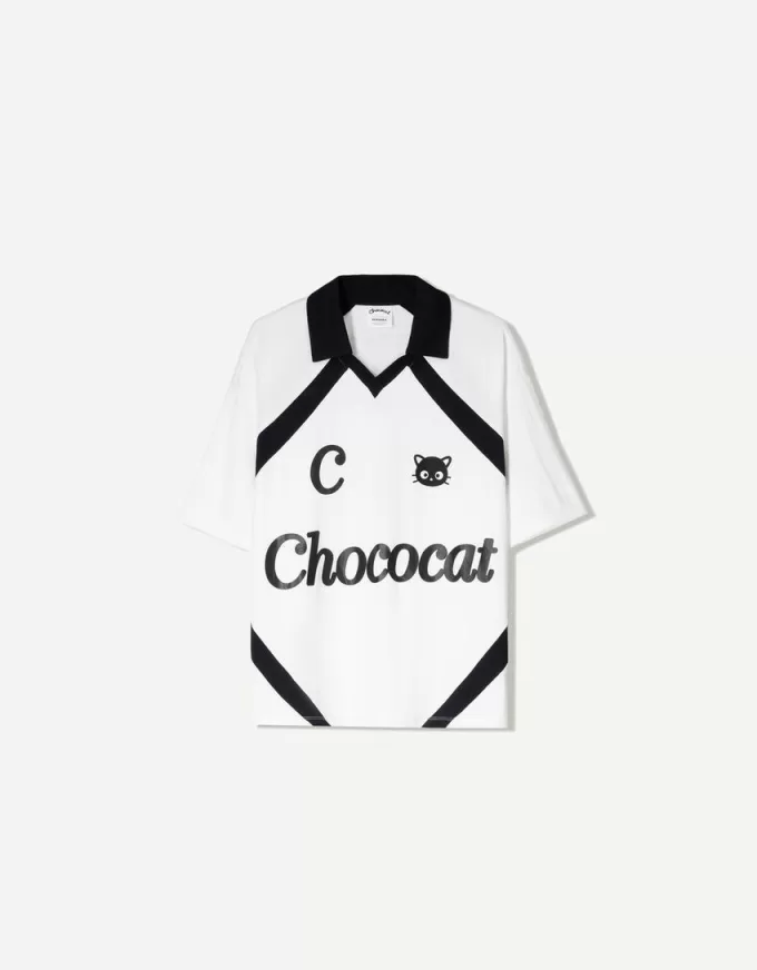 Chococat-tryckt kortärmad T-shirt Chococat-tryckt kortärmad T-shirt
